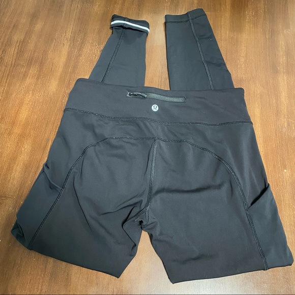 lululemon athletica Pants - Black Lululemon Fast and Free 28 inch sz. 8